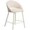 Béžová čalouněná barová židle Kave Home Bonali 65 cm