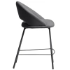 Šedá čalouněná barová židle Kave Home Bonali 65 cm