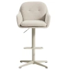 Béžová otočná barová židle Kave Home Lexa 65/85 cm