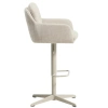 Béžová otočná barová židle Kave Home Lexa 65/85 cm
