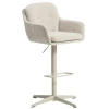 Béžová otočná barová židle Kave Home Lexa 65/85 cm