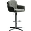 Tmavě zelená otočná barová židle Kave Home Lexa 65/85 cm
