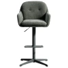 Tmavě zelená otočná barová židle Kave Home Lexa 65/85 cm