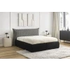 Černobílá čalouněná dvoulůžková postel Jade 180 x 200 cm s úložným prostorem -fv-interier-25