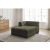 Zelená bouclé lenoška Annecy 170 cm, levá -fv-interier-25