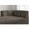 Hnědá bouclé lenoška Annecy 170 cm, levá -fv-interier-25