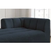 Tmavě modrá bouclé lenoška Annecy 170 cm, levá -fv-interier-25