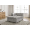 Světle šedá bouclé lenoška Annecy 170 cm, levá -fv-interier-25