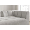 Světle šedá bouclé lenoška Annecy 170 cm, levá -fv-interier-25