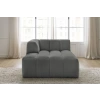 Tmavě šedá bouclé lenoška Annecy 170 cm, levá -fv-interier-25