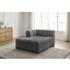 Tmavě šedá bouclé lenoška Annecy 170 cm, levá -fv-interier-25