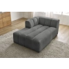 Tmavě šedá bouclé lenoška Annecy 170 cm, levá -fv-interier-25