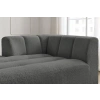 Tmavě šedá bouclé lenoška Annecy 170 cm, levá -fv-interier-25