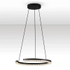 Černé kovové závěsné LED světlo Nova Luce Gleamy 46 cm -fv-interier-25