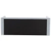 Světle modrá čalouněná rozkládací postel BOLINA 90 x 200 cm