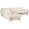 Béžová čalouněná rohová pohovka Housecraft Living Glen 262 cm, levá
