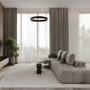 Černé kovové závěsné LED světlo Nova Luce Ovia 45 cm -fv-interier-25