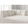 Bílá bouclé lenoška Annecy 170 cm, pravá -fv-interier-25