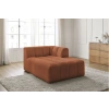 Terakotově oranžová bouclé lenoška Annecy 170 cm, pravá -fv-interier-25