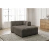 Hnědá bouclé lenoška Annecy 170 cm, pravá -fv-interier-25