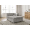 Světle šedá bouclé lenoška Annecy 170 cm, pravá -fv-interier-25