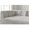 Světle šedá bouclé lenoška Annecy 170 cm, pravá -fv-interier-25