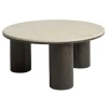 Béžový mramorový konferenční stolek Unique Furniture Piazze 90 cm