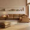 Žlutá bouclé podnožka Kave Home Gala 90 x 90 cm -fv-interier-25