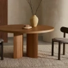 Dubový jídelní stůl Kave Home Kave Home Nealy Ø120 cm -fv-interier-25