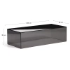 Tmavě šedý skleněný konferenční stolek Kave Home Orlia 110 x 50 cm -fv-interier-25