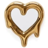 Zlatý porcelánový fotorámeček Melted Heart 35 x 30 cm