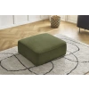 Zelená čalouněná podnožka Leopold 96 x 90 cm -fv-interier-25