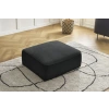 Černá čalouněná podnožka Leopold 96 x 90 cm -fv-interier-25
