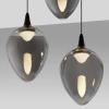 Kouřově šedé skleněné závěsné LED světlo Nova Luce Nali 35 cm -fv-interier-25
