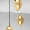 Zlaté skleněné závěsné LED světlo Nova Luce Nali 35 cm -fv-interier-25