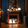 Světle šedá venkovní LED lampa Fermob Balad² 38 cm -fv-interier-25