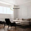 Černo-zlaté kovové závěsné LED světlo Nova Luce Imar 63 cm -fv-interier-25