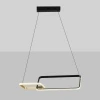 Černo-zlaté kovové závěsné LED světlo Nova Luce Imar 54 cm -fv-interier-25