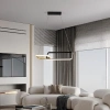 Černo-zlaté kovové závěsné LED světlo Nova Luce Imar 54 cm -fv-interier-25