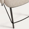 Béžová čalouněná barová židle Kave Home Maina 65 cm s černou podnoží -fv-interier-25