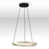 Zlaté kovové závěsné LED světlo Nova Luce Gleamy 46 cm -fv-interier-25