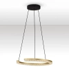 Zlaté kovové závěsné LED světlo Nova Luce Gleamy 46 cm -fv-interier-25