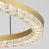 Zlaté kovové závěsné LED světlo Nova Luce Gleamy 46 cm -fv-interier-25