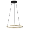 Zlaté kovové závěsné LED světlo Nova Luce Gleamy 46 cm