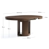 Ořechový rozkládací jídelní stůl Kave Home Artis 120/170 x 120 cm -fv-interier-25