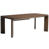 Hnědý rozkládací jídelní stůl Kave Home Jondal 200/280 x 100 cm