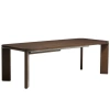 Hnědý rozkládací jídelní stůl Kave Home Jondal 200/280 x 100 cm
