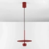 Červené kovové závěsné LED světlo Nova Luce Edem 30 cm -fv-interier-25