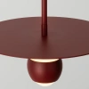 Červené kovové závěsné LED světlo Nova Luce Edem 30 cm -fv-interier-25