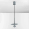 Modrošedé kovové závěsné LED světlo Nova Luce Edem 30 cm -fv-interier-25